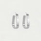 Dean Davidson Nomad Mini Square Hoops - Silver