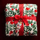 Rifle Paper Co. "Christmastide Pomegranate" Fleece Blanket