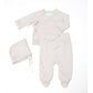 Bei Bei 3pc. Bamboo Set w/Ruffle-Cream
