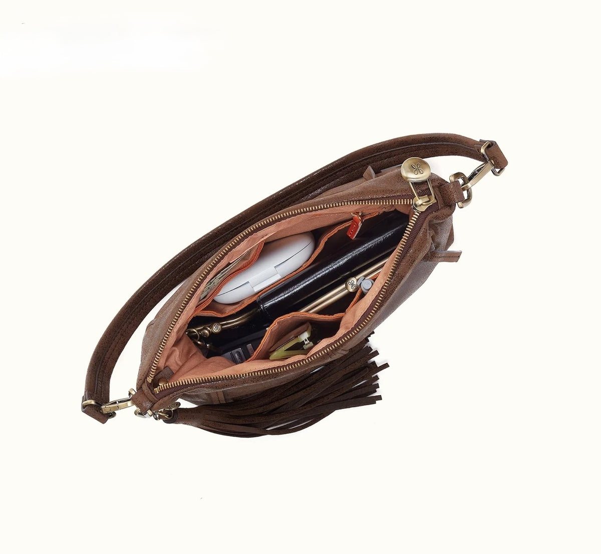 Hobo Bags "Kori" Crossbody Shoulder Bag - Mocha