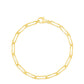 LeMel Paperclip ‘L’ Bracelet- Gold