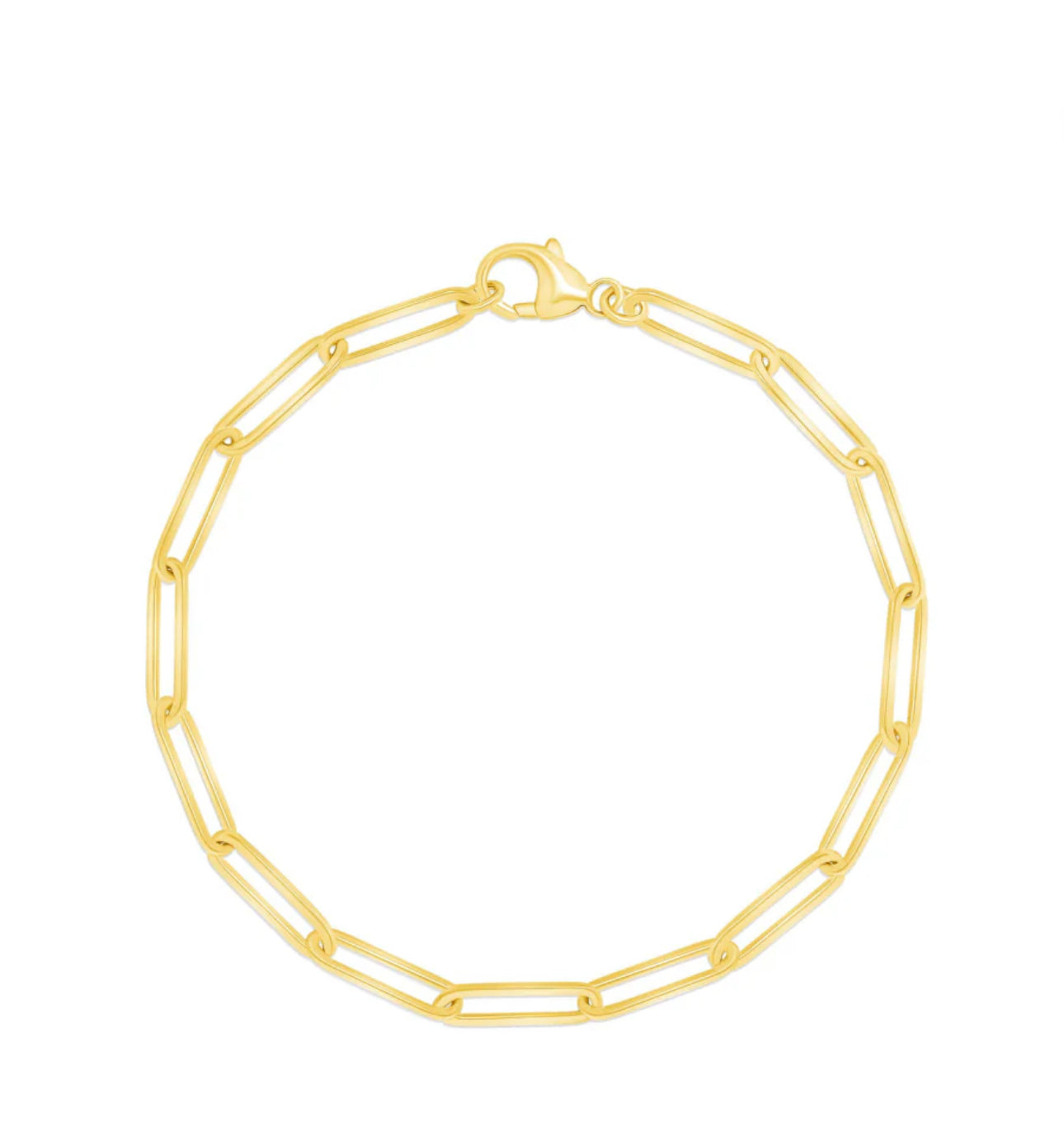 LeMel Paperclip ‘L’ Bracelet- Gold