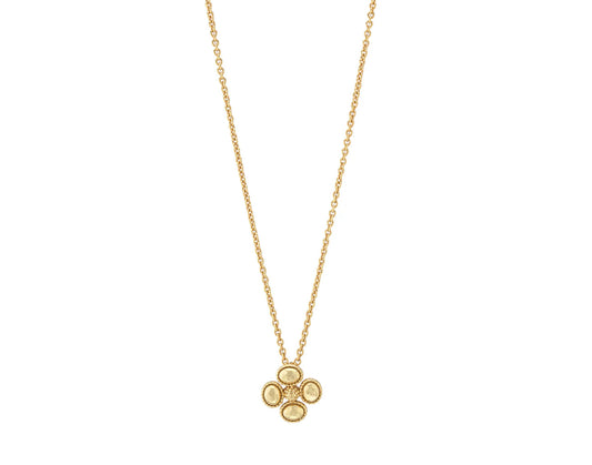 Capucine de Wulf “Berry Clover” Station Necklace-Gold