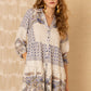 Hale Bob “Zora” Tiered Dress-Blue