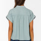 Velvet Heart "Xander" S/S Top- Catalina Sky
