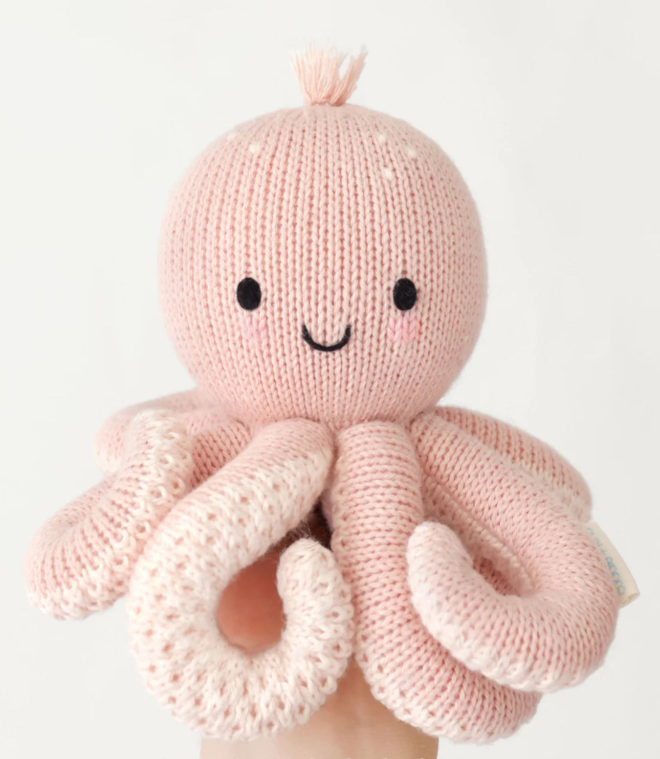 Cuddle + Kind “Baby Octopus"-Soft Coral Pink