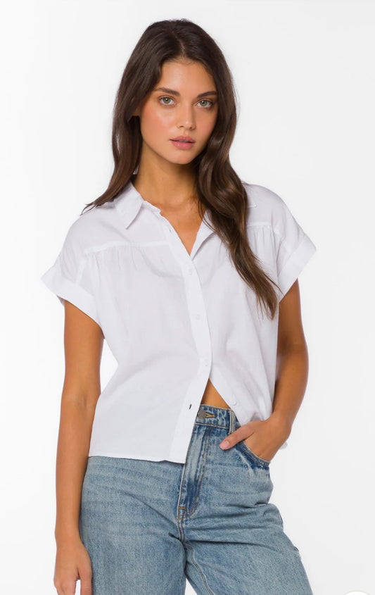 Velvet Heart "Xander" S/S Top- Optic White