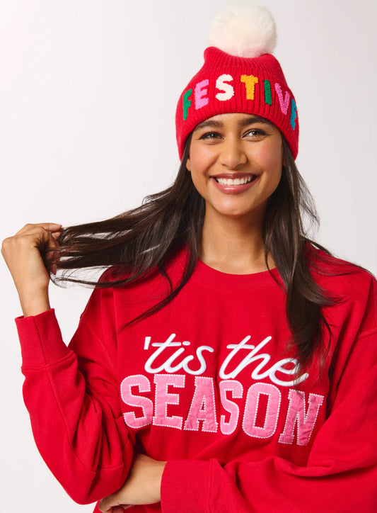 Shiraleah "Tis the Season" Sweatshirt-Red