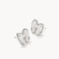 Kendra Scott Haley Bow Stud Earring-Silver Ivory MOP