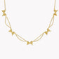 Kendra Scott Bow Strand Necklace-Gold