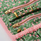 Rifle Paper Co. "Dahlia" Quilted Jewelry Roll