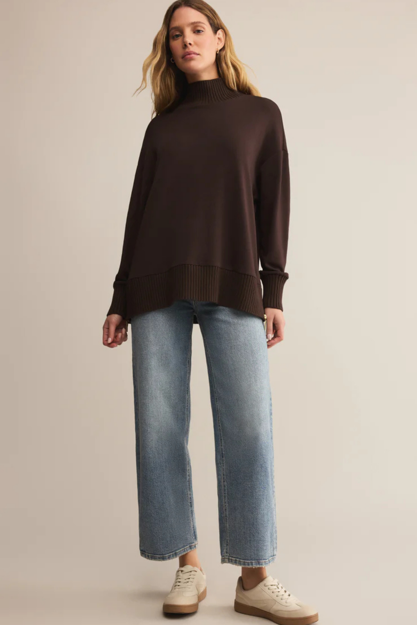 Z Supply Sweatshirt - Chocolate Cherry