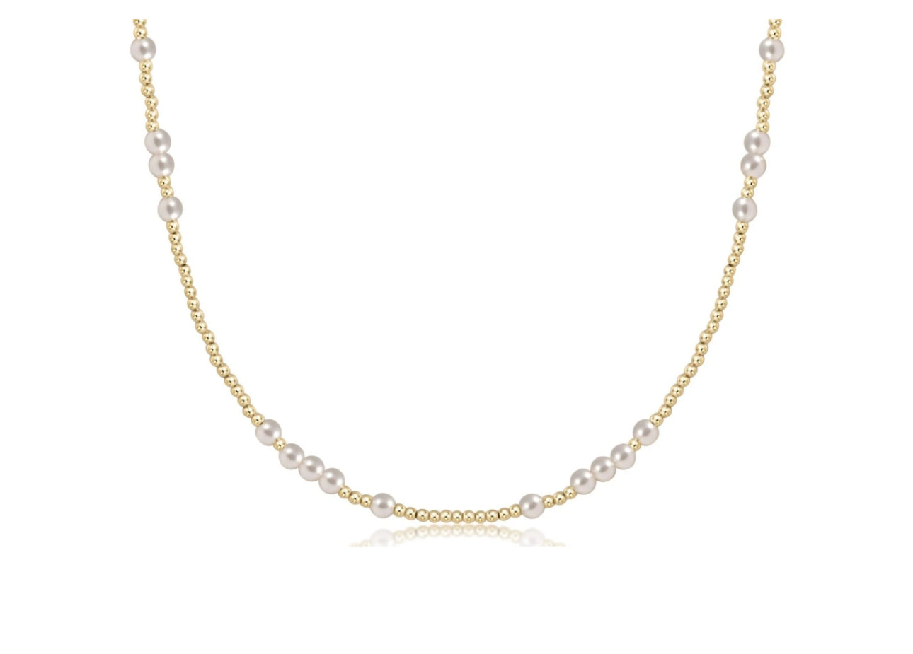 Enewton 17" Choker Hope Unwritten 4mm Pearl