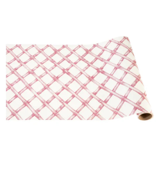Hester & Cook "Pink Lattice" Runner