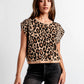 Kerisma "Tetra"  Leopard Sweater-Camel Multi