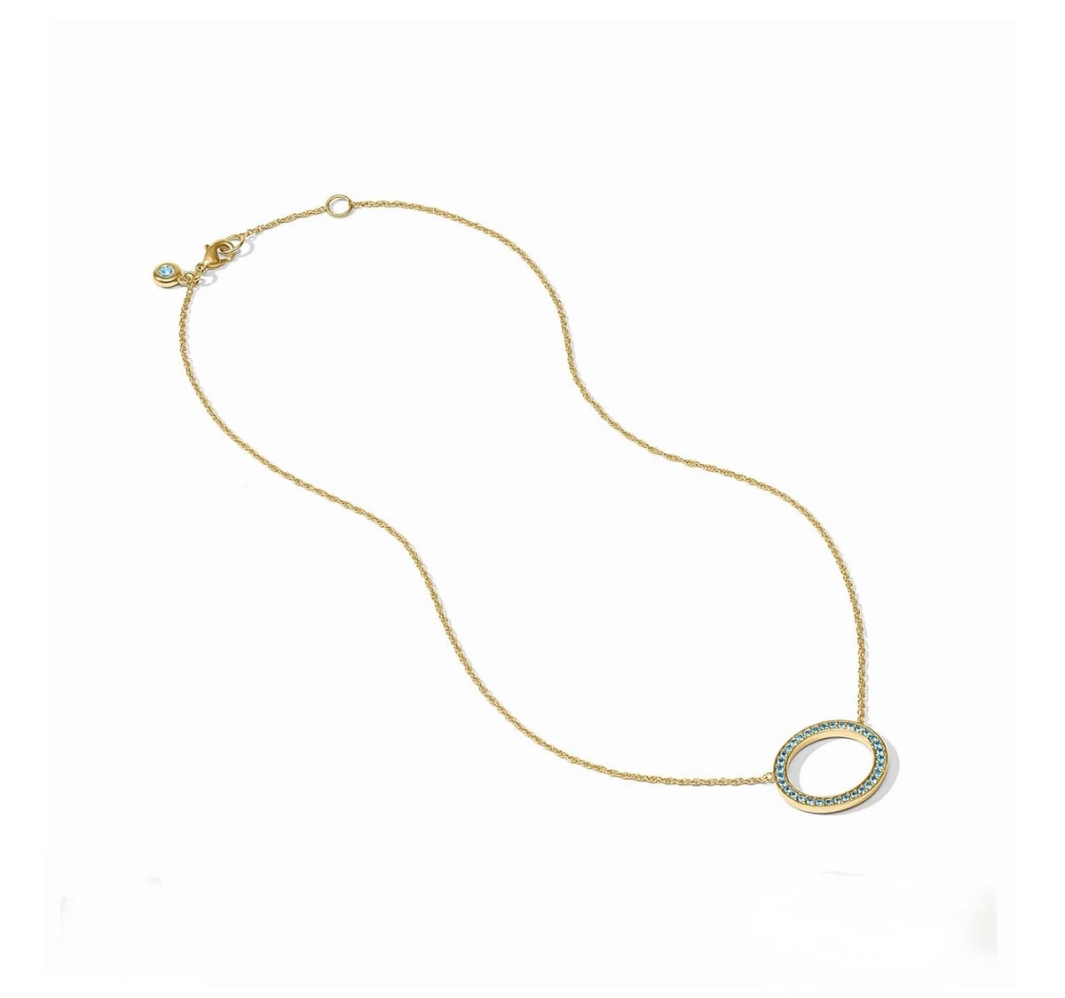Julie Vos “Stardust” Delicate Necklace- Gold/CZ