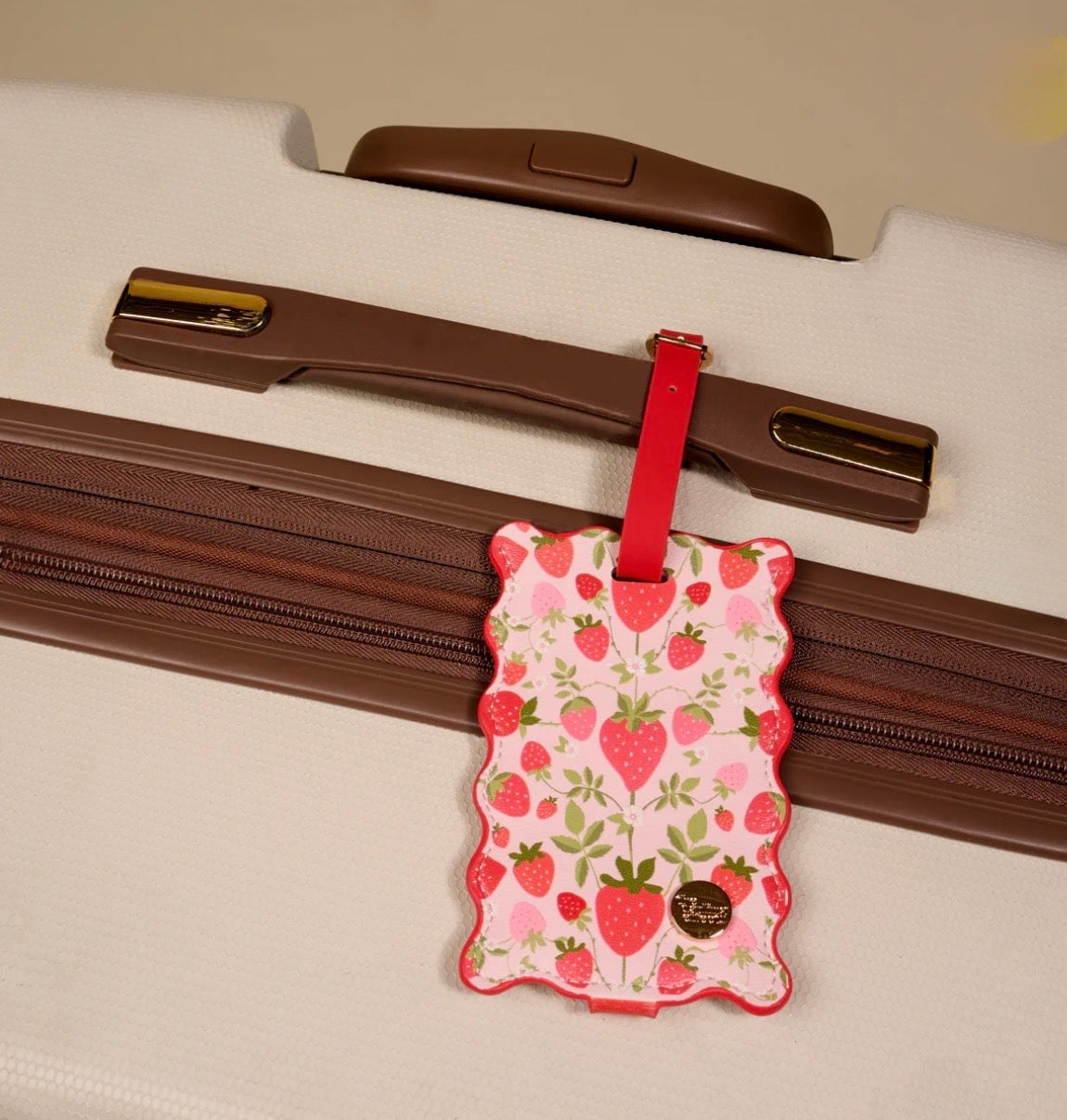 The Darling Effect Luggage Tag-Strawberry Fields
