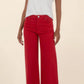 Kut from the Kloth "Meg" High Rise Wide Leg- Ruby Red
