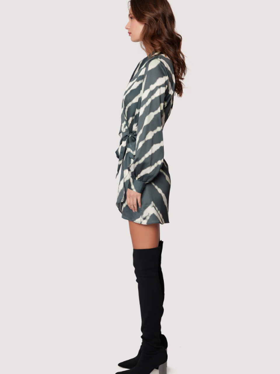 Lost + Wander "Serra Elisa" Mini Dress- Green Multi