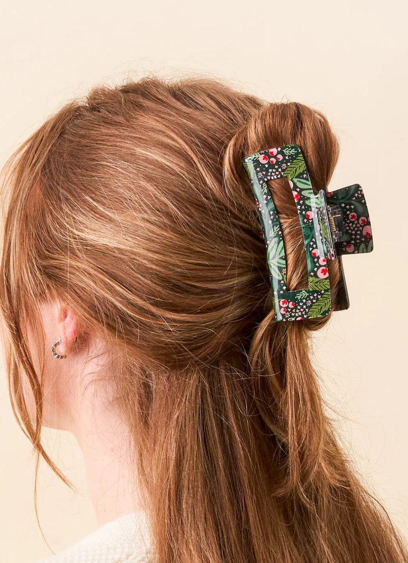 The Darling Effect Claw Clip-Jolly Sprig