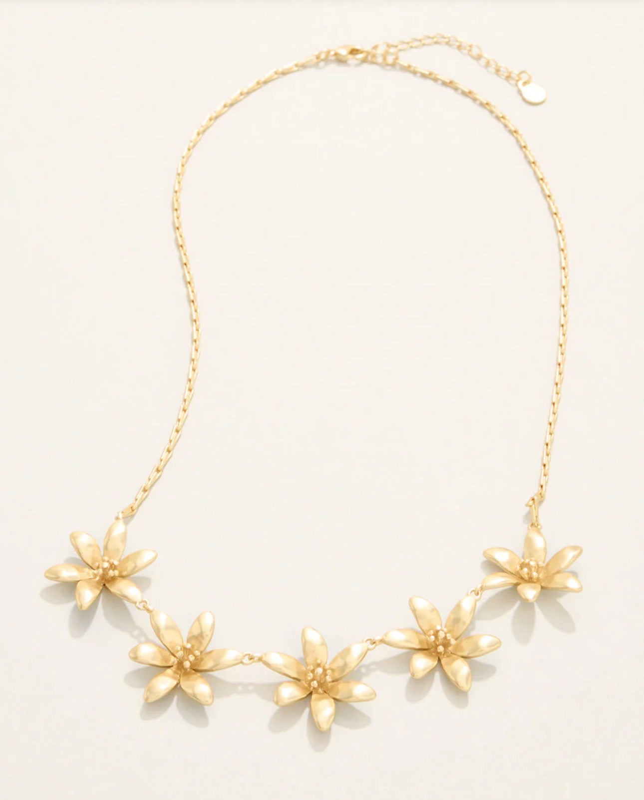 Spartina 449 River Lily Station Necklace 17"-Gold