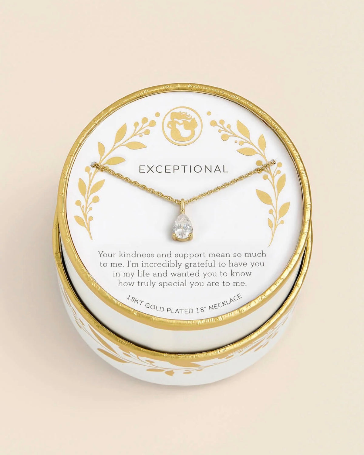 Spartina 449 Sea La Vie 18” Necklace -Exceptional/Pear-Gold