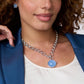 Julie Vos “Honeybee” Demi Necklace-Silver/Iridescent Clear Crystal