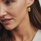 Kendra Scott Elisa Luxe Short Pendant Necklace-Gold Light Green CZ