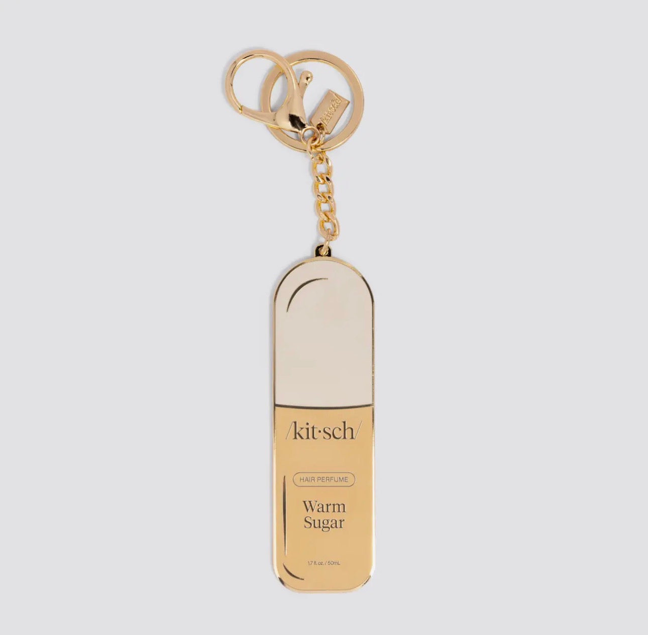 Kitsch Metal Enamel Keychain-Warm Sugar