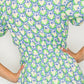 Meet Me in Santorini "Hellenic Petals" Maxi Dress-Green