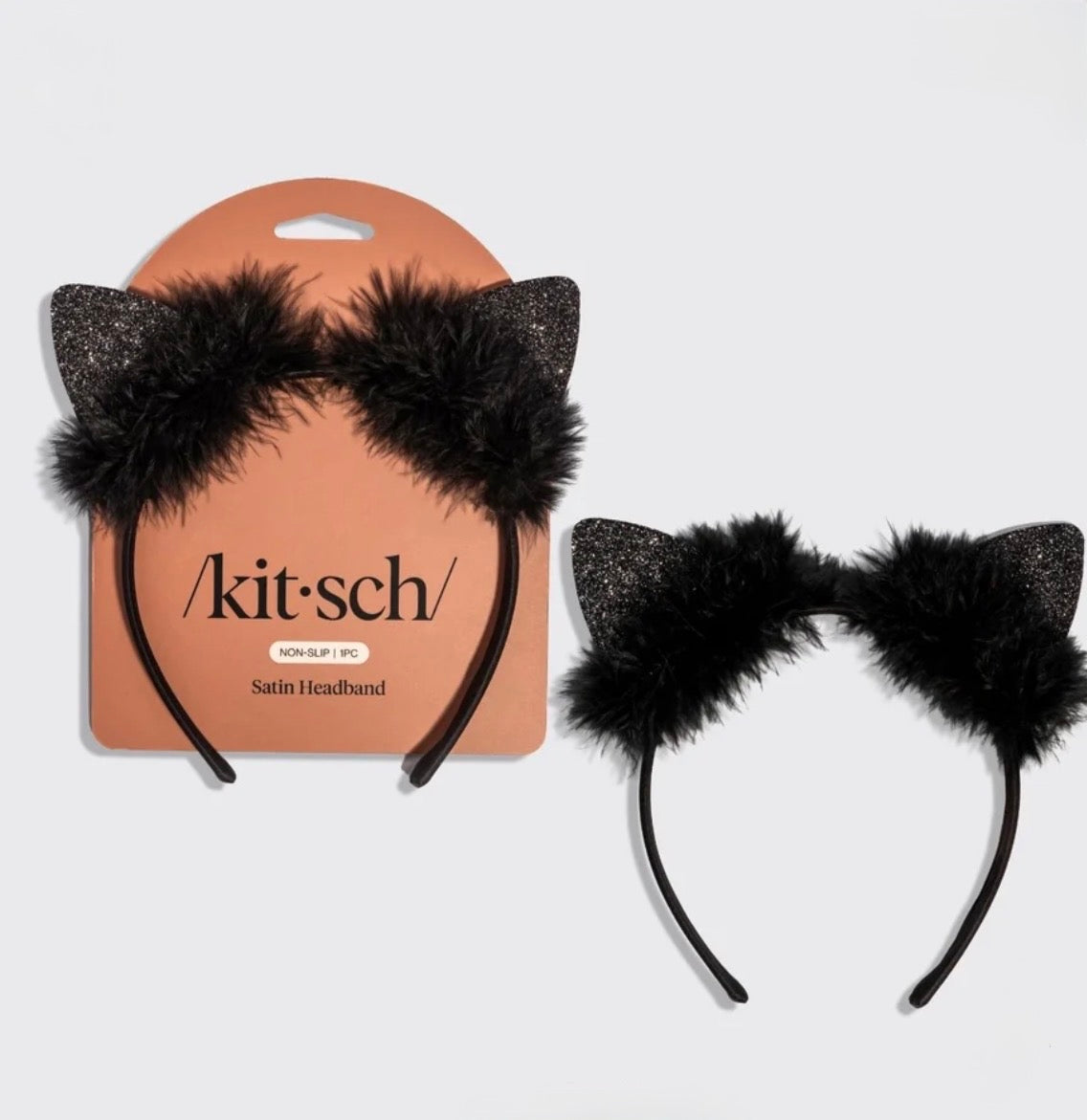 Kitsch Satin “Cat Ears” Headband