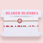 Beaded Blondes "Alabama Logo" Sprinkle Bracelet Stack-Standard 6.75"