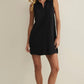 Z Supply New Light Textured Mini Dress -Black