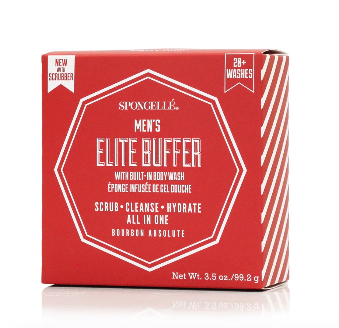 Men's Spongelle Super Buffer - Bourbon Absolut 20+ Washes (Red Box)