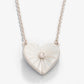 Spartina 449 Sea La Vie 18” Necklace-Radiant/MOP Heart- Silver