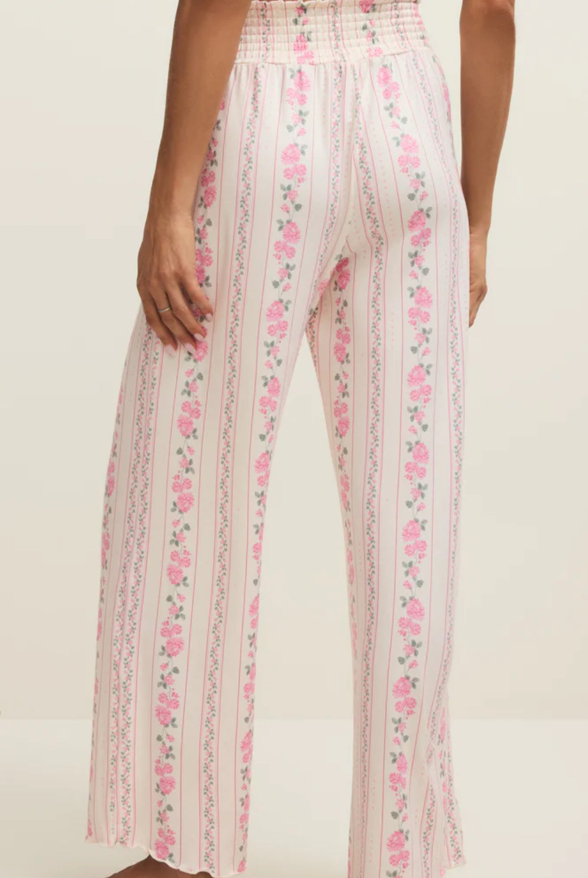 Z Supply Dawn Boudoir Pant-Vanilla Ice