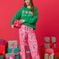 Shiraleah "Tis the Season" Lounge Sweatshirt-Green