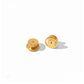 Julie Vos “Catalina” Earring - Gold/Iridescent Sapphire Blue