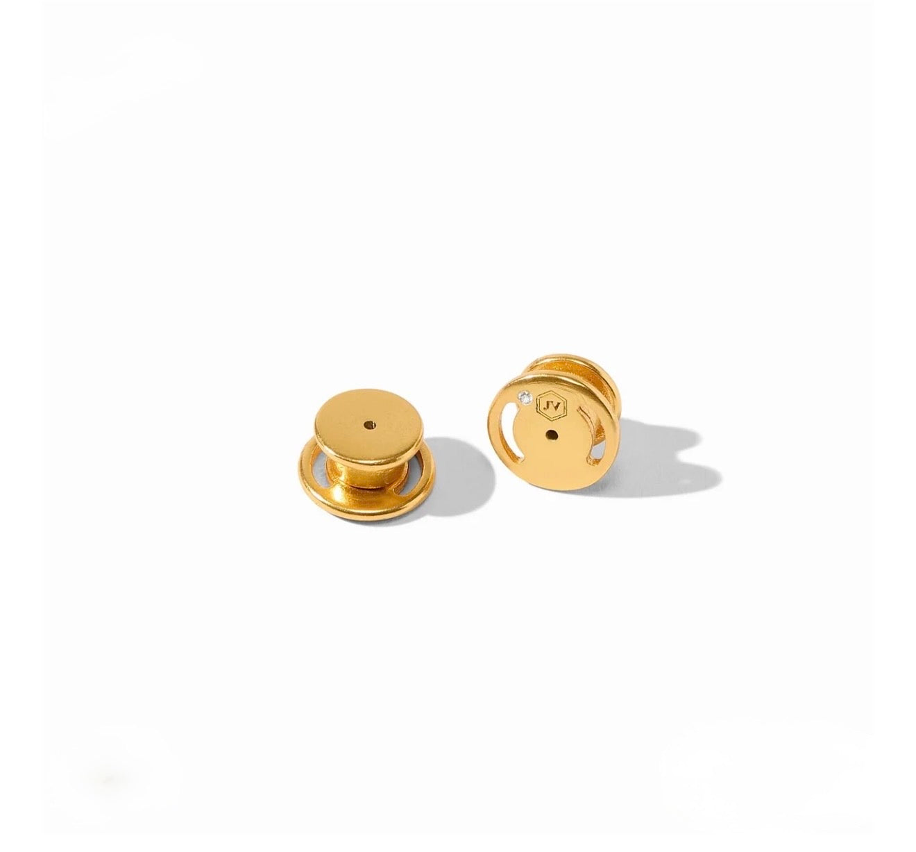 Julie Vos “Catalina” Earring - Gold/Iridescent Sapphire Blue