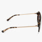 Diff Eyewear “Tosca III” Espresso Tortoise Brown Gradient Polarized Sunglasses
