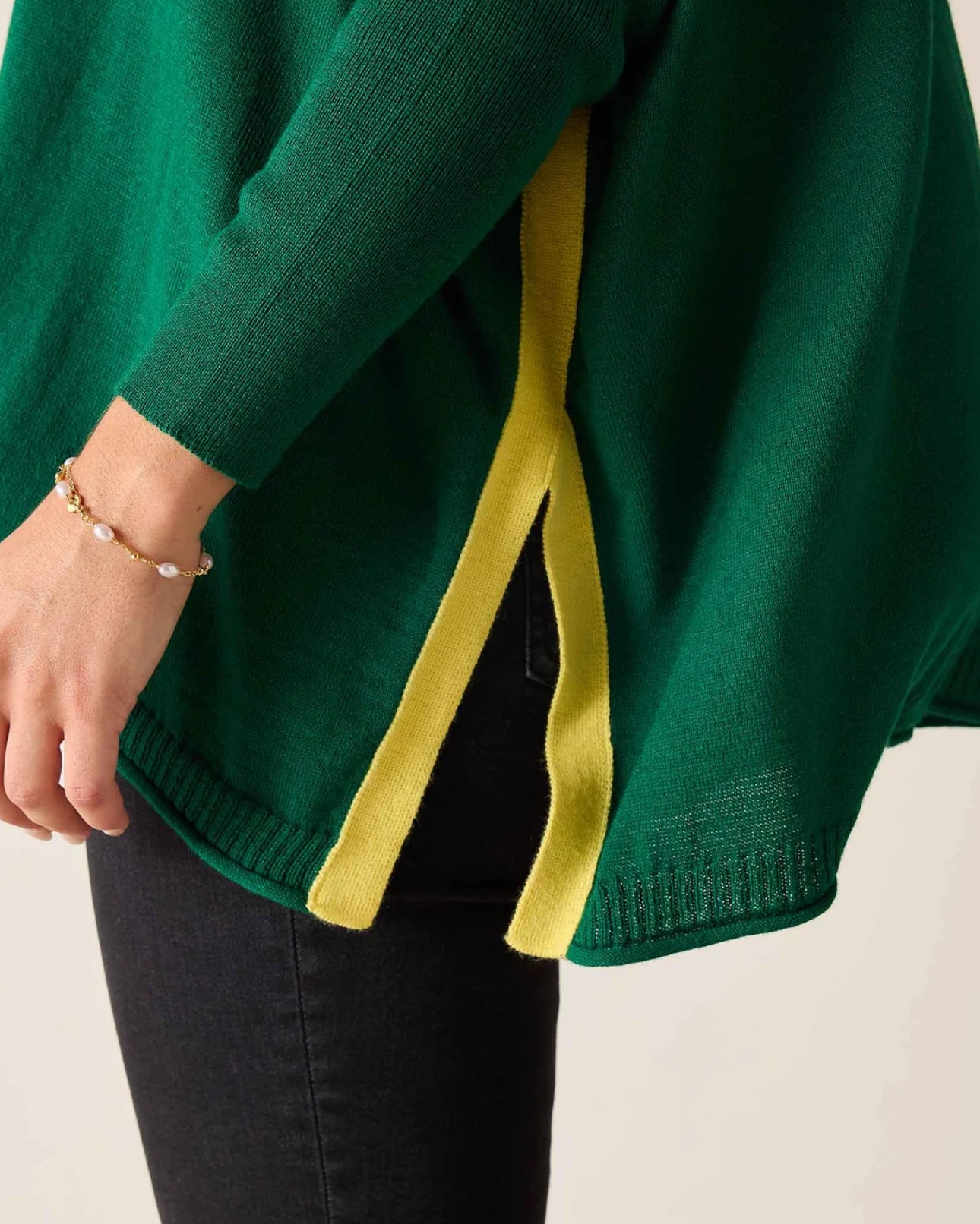 Mersea "Fa La La" Catalina Crewneck-Green