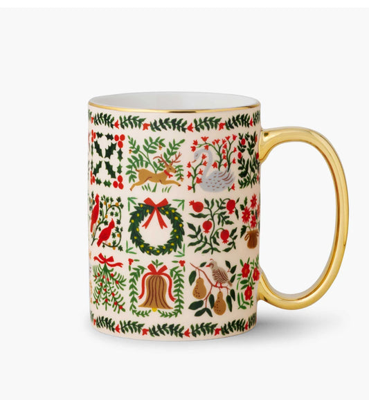 Rifle Paper Co. "Christmastide" Porcelain Mug