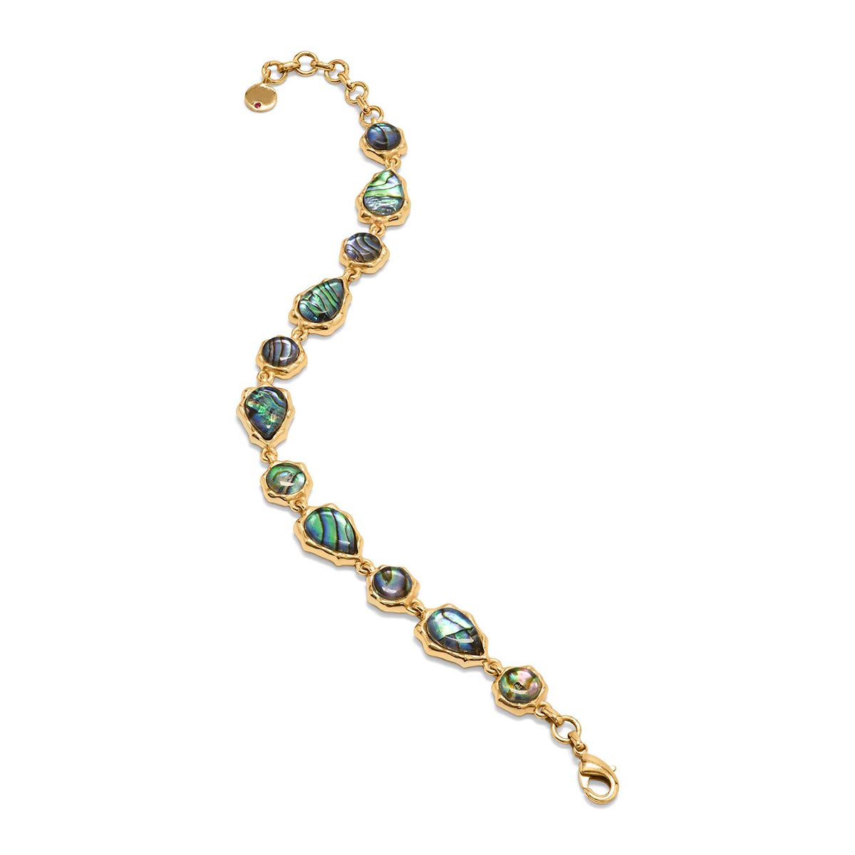 Capucine de Wulf “Aurora” Link Bracelet-Abalone