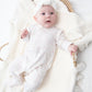 Bei Bei Princess Sleeve Snap Romper-Pink Toile