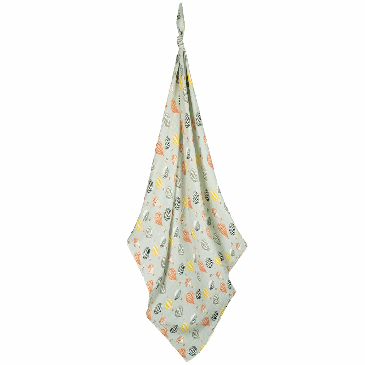 Milkbarn Kids “Vintage Balloons” Organic Cotton Muslin Swaddle Blanket