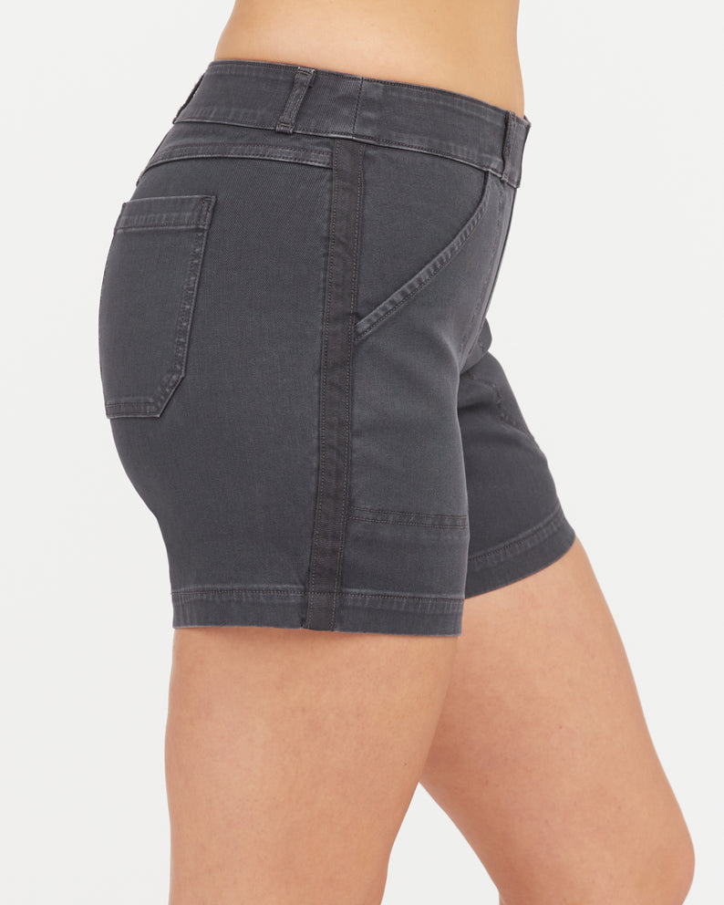 Spanx Mountain Blue 4 Twill Short - Comfort and Style Combined