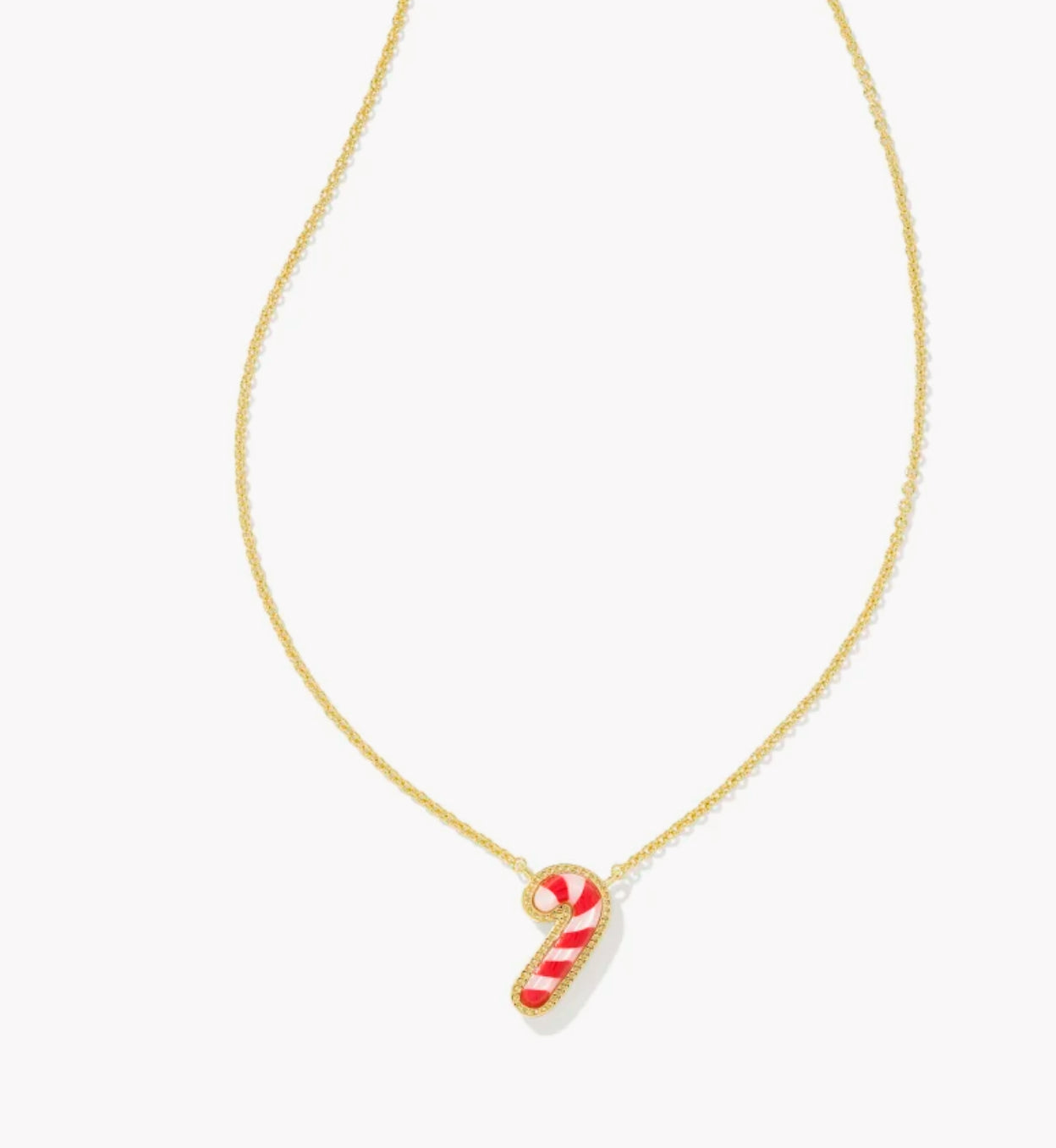 Kendra Scott Candy Cane Pendant Necklace - Gold Ivory Mother of Pearl