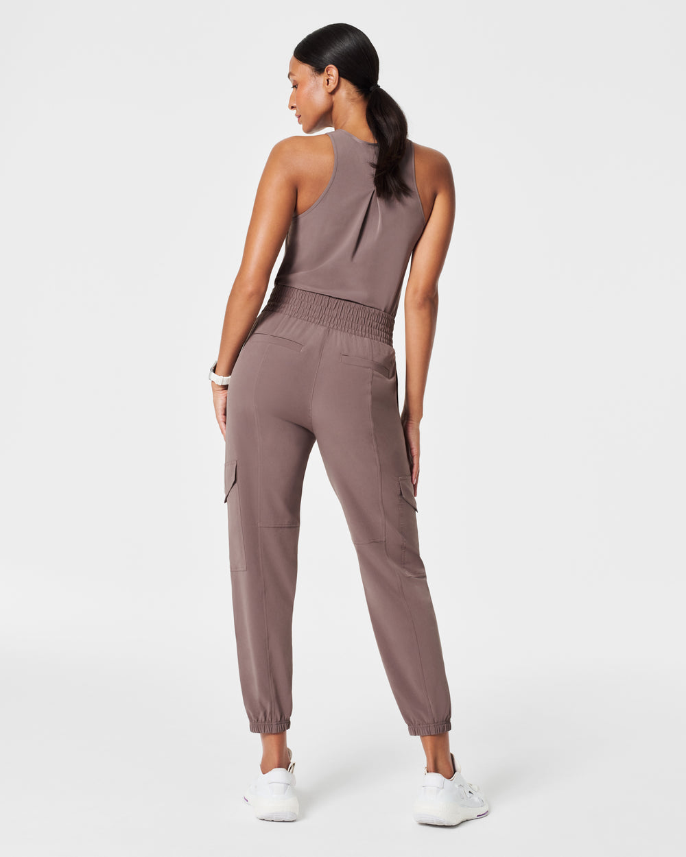 Spanx On the Move Cargo Jogger-Smoke