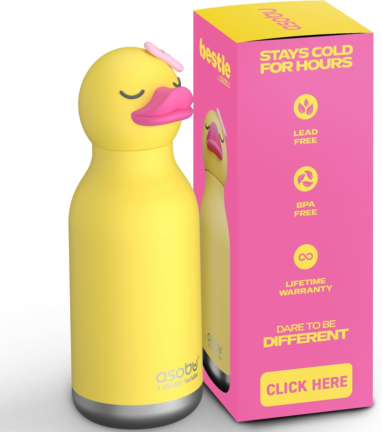 ASOBU Bestie Water Bottle - Duck