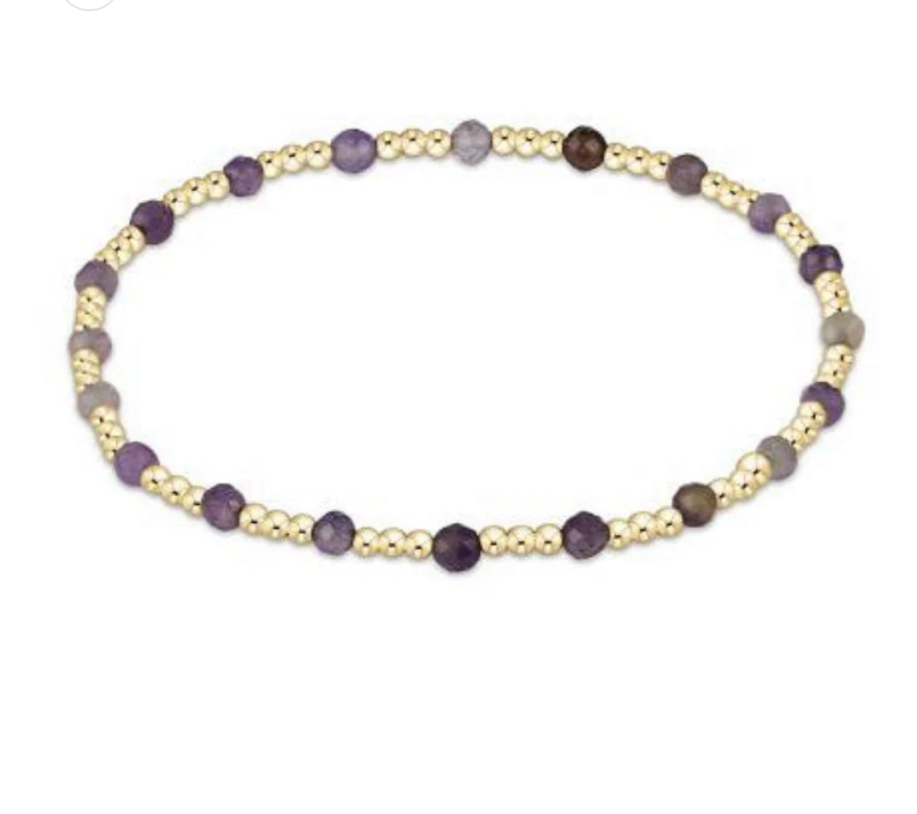 Enewton "Sincerity" Pattern 3mm Bead Bracelet -Amethyst